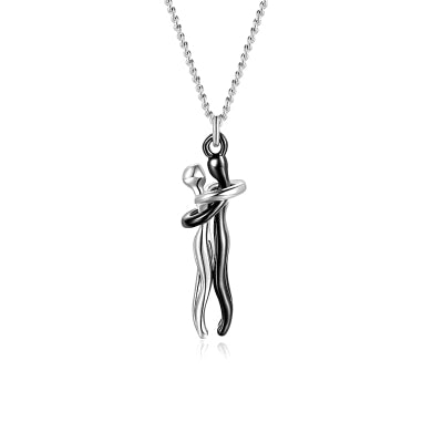 S925 Sterling Silver Necklace Couple Classic Villain Lovers Men and Women 