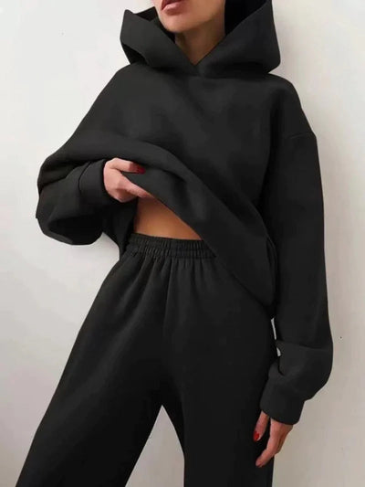 Black track suit