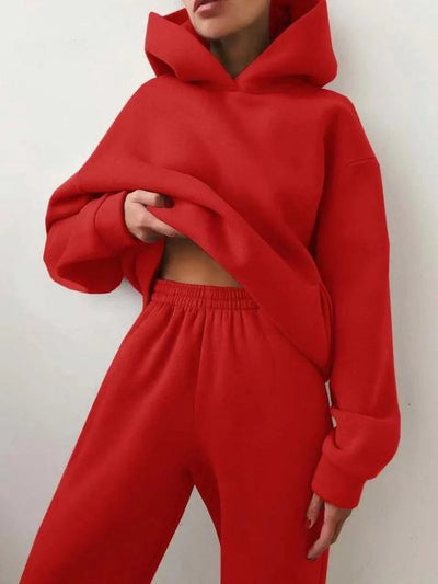 Red Track suit