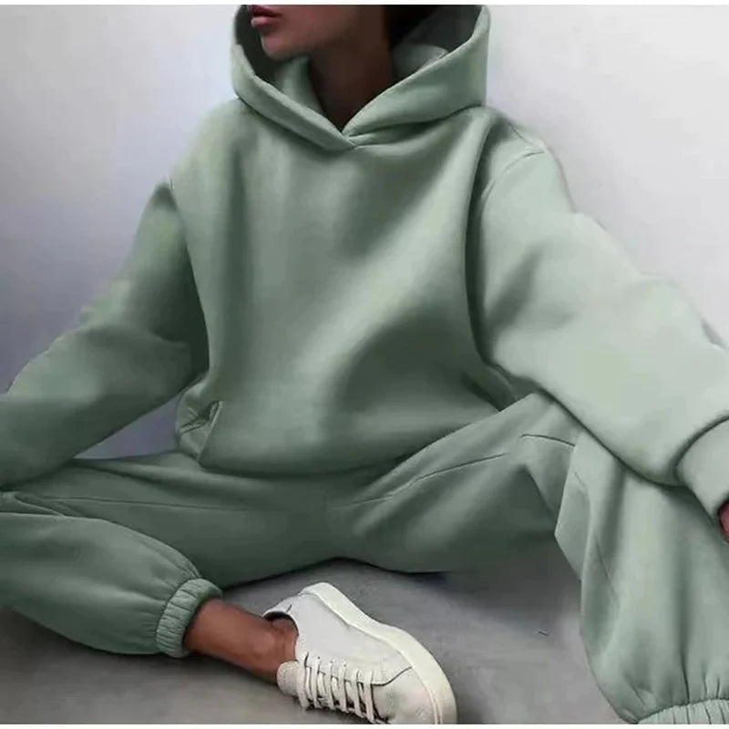 green track suit